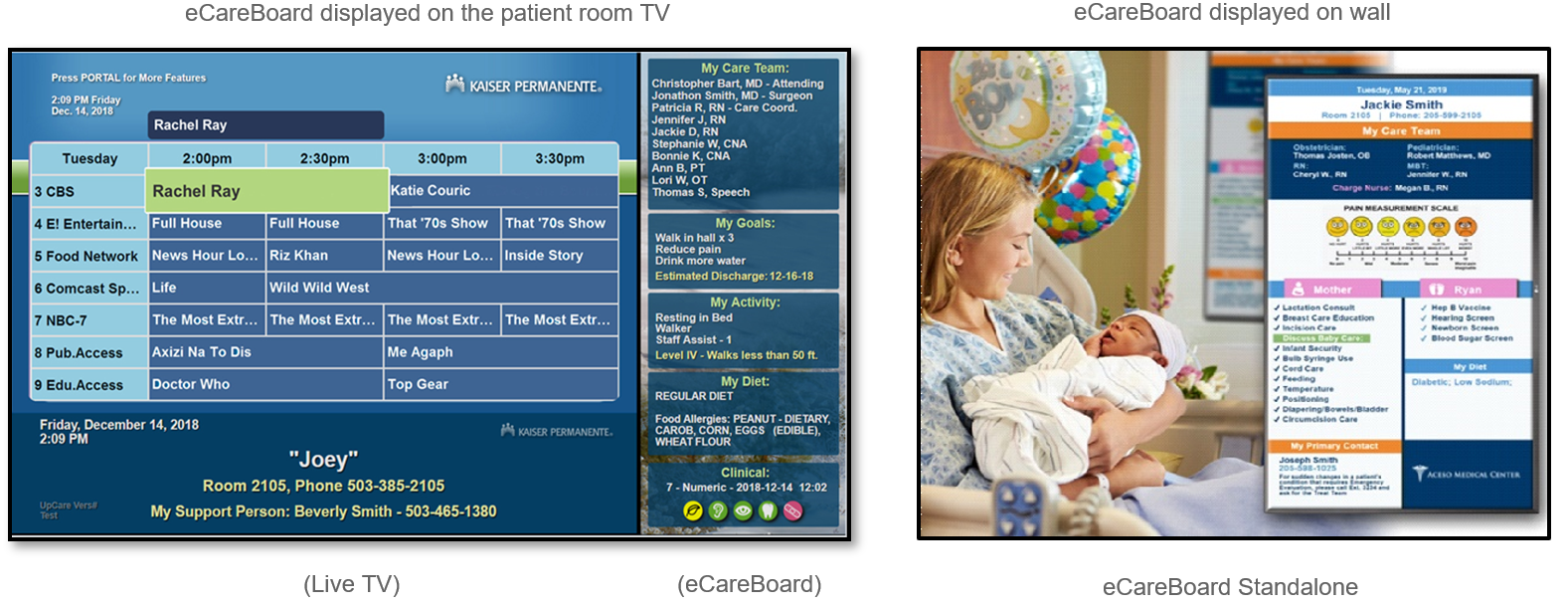 Digital Patient Room Whiteboard – Aceso